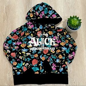 DISNEY Alice in Wonderland Cute Must Have Hoodie Zip-up